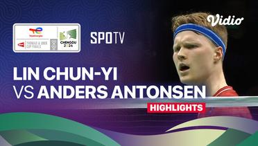 Lin Chun-Yi (TPE) vs Anders Antonsen (DEN) - Highlights | Thomas Cup Chengdu 2024 - Men's Singles