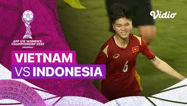 Mini Match - Vietnam vs Indonesia | AFF U-18 Women's Championship 2022