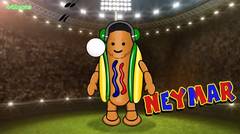 snapchat hotdog with footballer - bale, ozil anymore