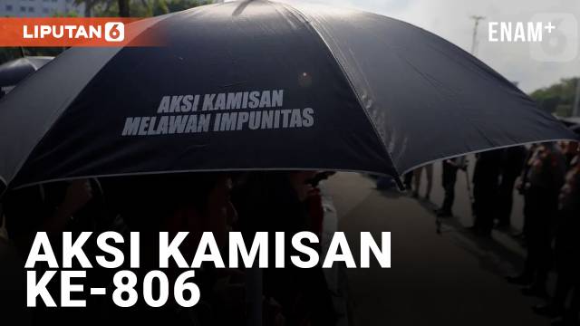 Aksi Kamisan ke-806 Desak Pemerintah Tuntaskan Kasus Pelanggaran HAM Berat