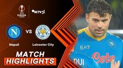 Napoli VS Leicester City - Highlights Liga Eropa UEFA 2021