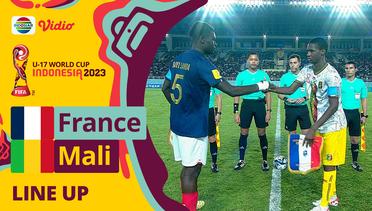 Line Up: France vs Mali | FIFA U-17 World Cup Indonesia 2023