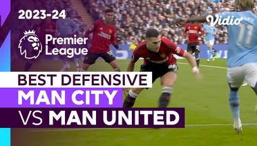 Aksi Defensif Terbaik | Man City vs Man United | Premier League 2023/24