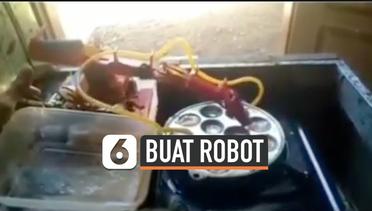 Remaja Lulusan SMK Bikin Robot untuk Bantu Ibunya