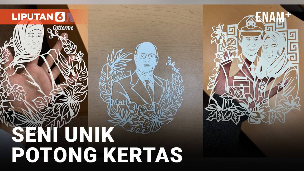 Cutterme, Seni Memotong Kertas Memakai Cutter - liputan6.com