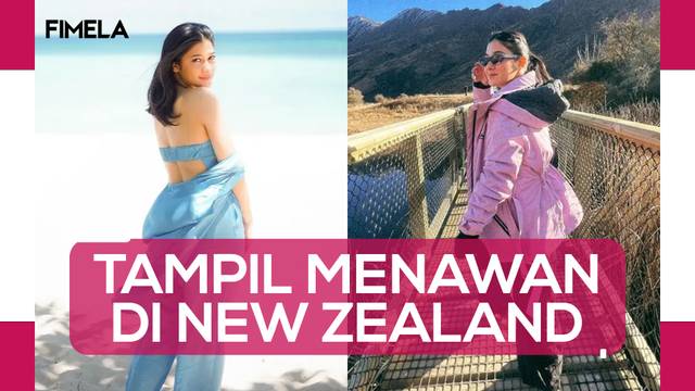 Naysila Mirdad Tampil Menawan saat Menikmati Liburan Wisata Alam di New Zealand