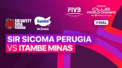 Final: Sir Sicoma Perugia (ITA) vs Itambe Minas (BRA) - Full Match | FIVB Men's Club World Champs 2023