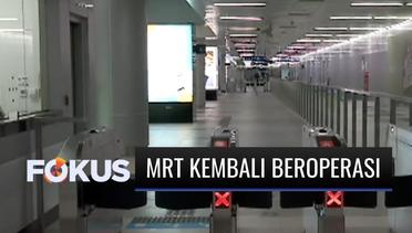Sempat Dirusak Massa, Stasiun MRT Bunderan HI Kini Sudah Beroperasi Kembali
