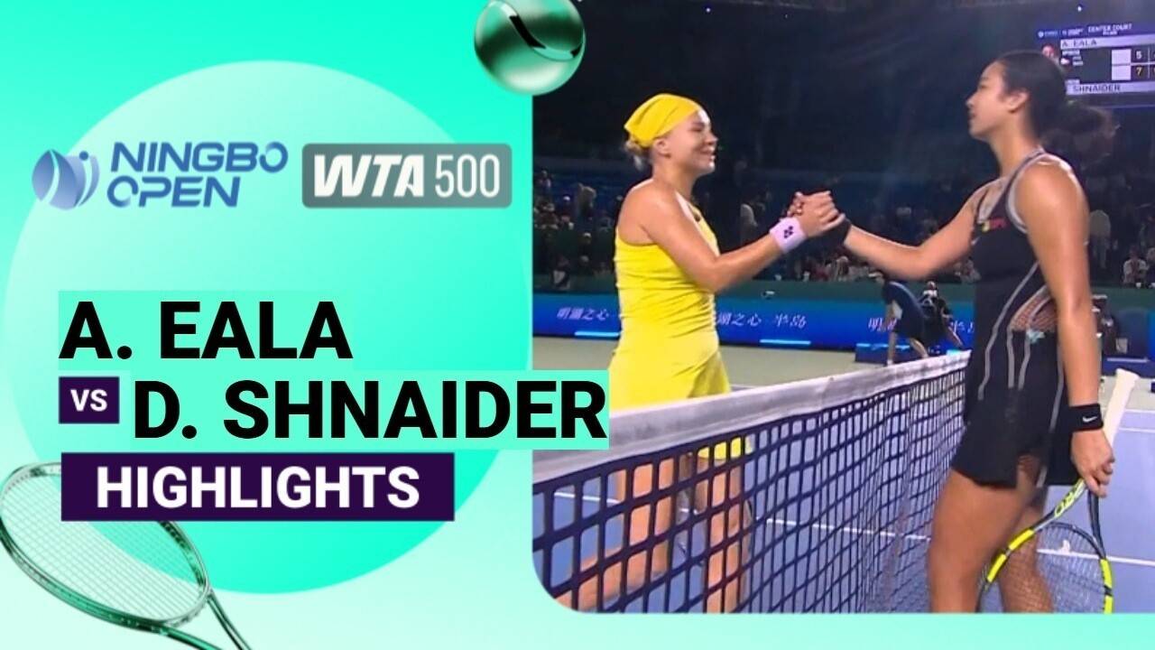 Alexandra Eala vs Diana Shnaider - Round of 16 | WTA 500: BNB Ningbo Open 2026
