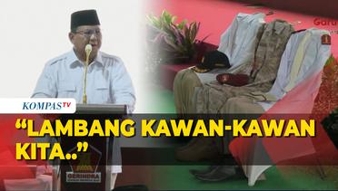 Kata Prabowo Soal Tiga Kursi Kosong di Acara HUT Gerindra ke-15