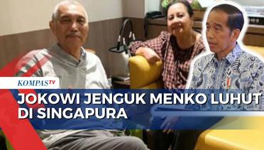 Presiden Jokowi Jenguk Menko Marves, Luhut Binsar di Singapura