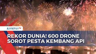 Meriahnya Pesta Kembang Api di Paris Hingga 600 Drone di Uni Emirat Arab Pecahkan Rekor Dunia!