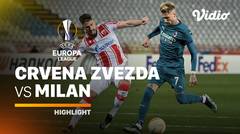 Highlight - Crvena Zvesda vs AC Milan I UEFA Europa League 2020/2021