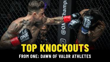 Best Knockouts From ONE- DAWN OF VALOR Athletes - ONE Highlights