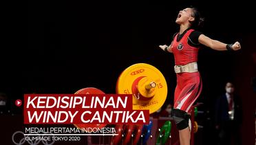 Kedisiplinan Windy Cantika Aisah untuk Bisa Persembahkan Medali Pertama Indonesia di Olimpiade Tokyo