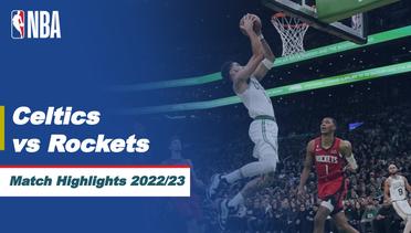 Match Highlights | Boston Celtics vs Houston Rockets | NBA Regular Season 2022/23