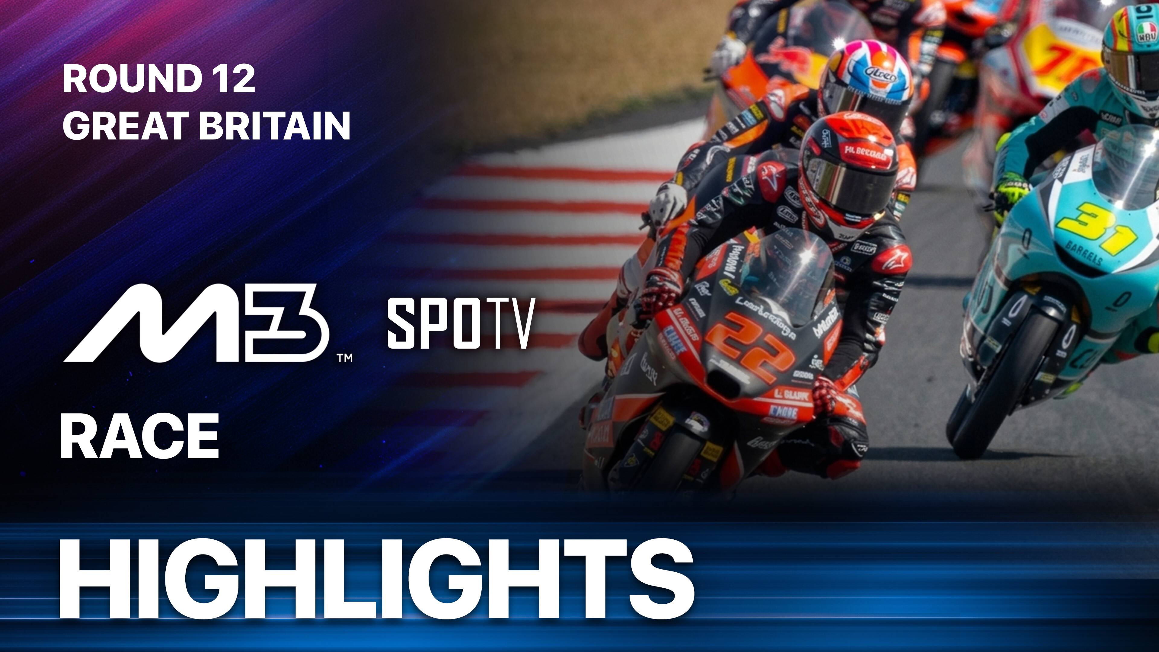 Moto3 Race: Qatar Airways Grand Prix of Great Britain - MotoGP 2026 Round 12