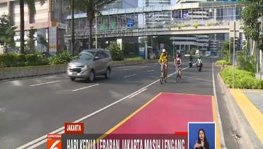 Jakarta Lengang, Warga Luangkan Waktu dengan Olahraga hingga Fotografi - Liputan 6 Siang