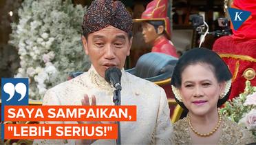 [FULL] Pesan Jokowi untuk Kaesang-Erina Usai Resmi Jadi Suami Istri