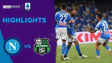 Match Highlight | Napoli 2 vs 0 Sassuolo | Serie A 2020