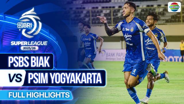 PSBS Biak FC VS PSIM Jogja  - Full Highlights | BRI Super League 2025/26