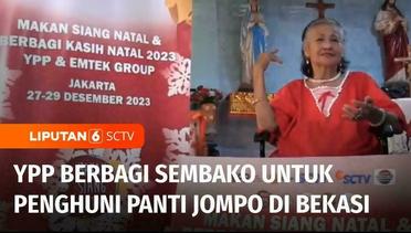 YPP Bagikan Paket Sembako kepada Sejumlah Penghuni Panti Jompo di Bekasi | Liputan 6