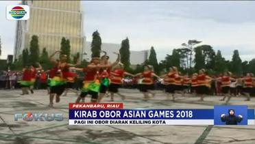 Obor Api Asian Games Disambut Meriah Warga Pekanbaru - Fokus
