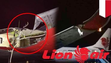 Kronologi Lion Air JT 633 senggol tiang bandara - TomoNew