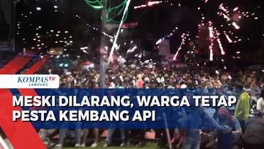 Suasana Malam Tahun Baru di Kota Bandar Lampung