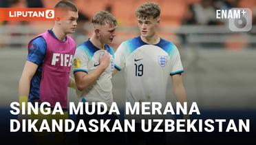 Penggawa Timnas Inggris Menangis Didepak Uzbekistan di 16 Besar Piala Dunia U-17