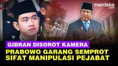 Garang Prabowo Pidato Semprot Sifat Manipulasi Pejabat, Wajah Serius Gibran Disorot Kamera