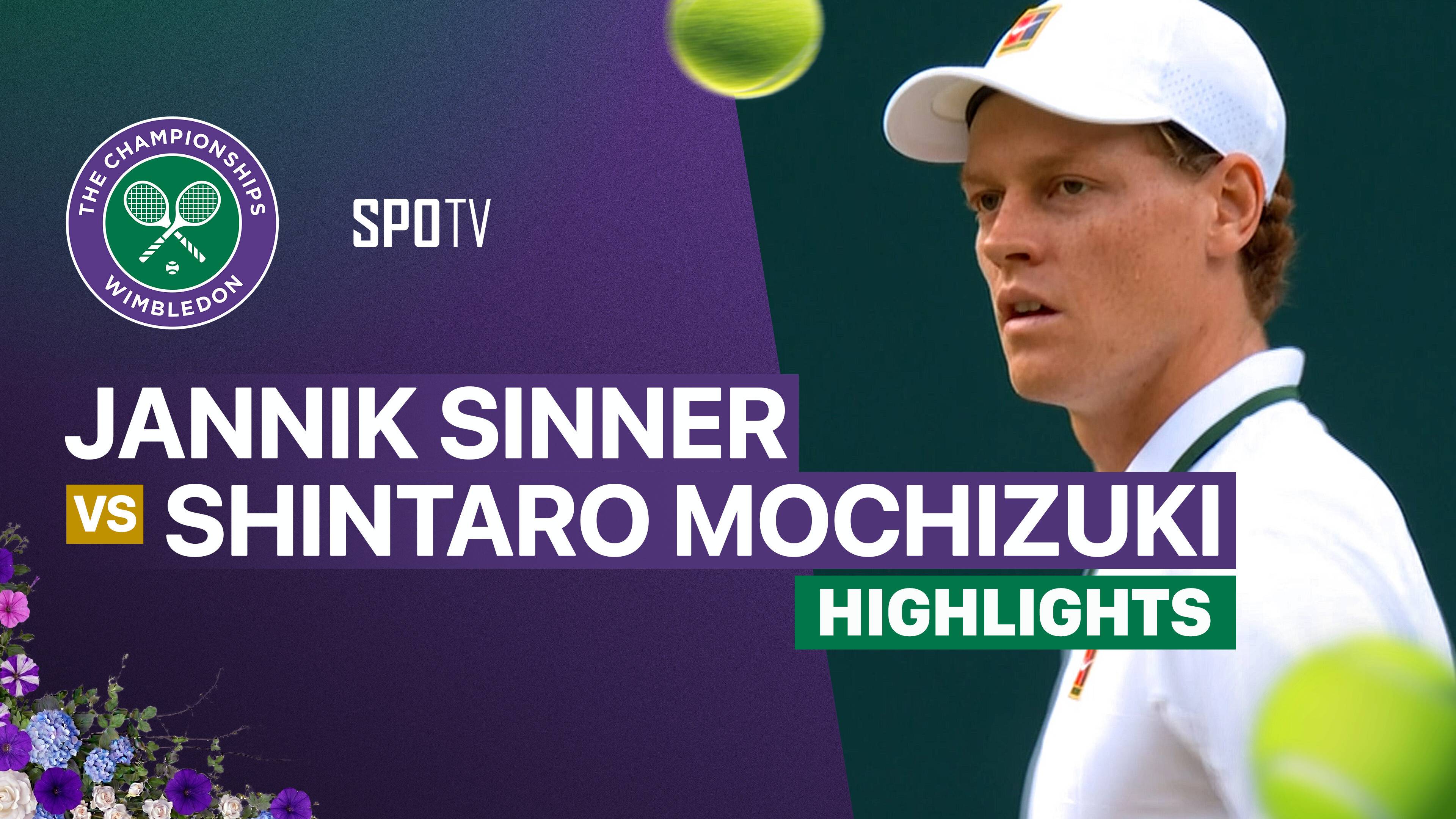 Jannik Sinner vs Shintaro Mochizuki - Gentlemen's Singles Fourth Round | Wimbledon 2026