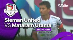 Highlight - Sleman United 1 vs 3 Mataram Utama | Liga 3 2021/2022