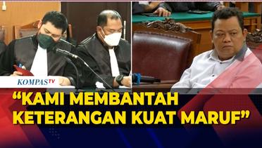 Kuat Maruf Geleng-geleng Kepala Saat Jaksa Bacakan Bantahan Kesaksiannya