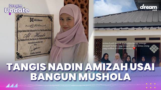Tangis Nadine Amizah Sukses Wujudkan Mimpi Bangun Mushala