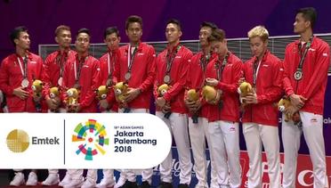 SELAMATT!! Bulutangkis Beregu Putra Berhasil Meraih Medali Perak | Asian Games 2018