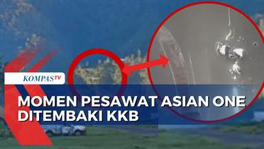 Momen Pilot Asian One Daratkan Pesawat Dengan Selamat Meski Ditembaki KKB di Lapangan Terbang Beoga