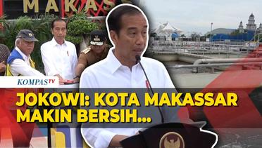[FULL] Sambutan Jokowi saat Resmikan Sistem Pengelolaan Air Limbah Domestik di Makassar