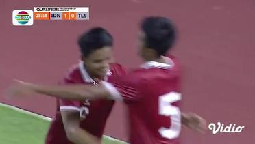 Gol!!! Crossing Samping Kakang Langsung Disundul Oleh Hokky Caraka (Idn)! Indonesia 2-0!| Kualifikasi Afc U20 2023