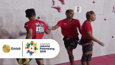 Tim Sport Climbing Putra Indonesia 1 Kalahkan Thailand dalam Speed Relay Putra