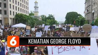 Demo Terbesar! Ribuan Warga Amerika Protes Kasus Kematian George Floyd