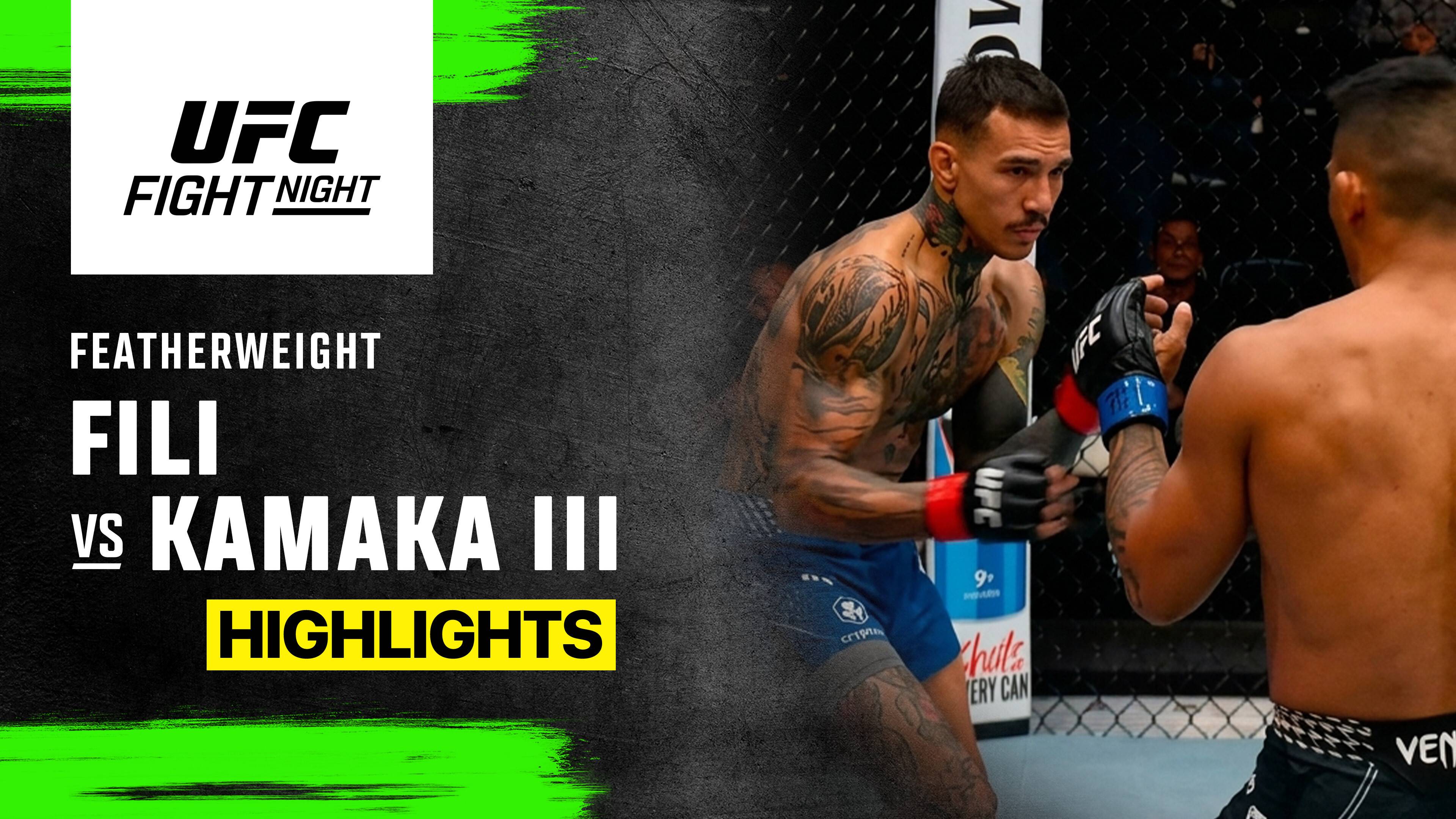 Andre Fili vs Kai Kamaka III - Featherweight Bout | UFC Fight Night