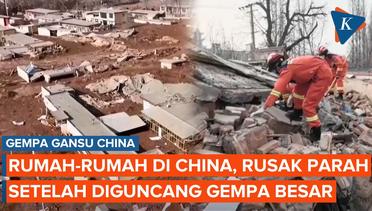 Penampakan Gansu China Setelah Gempa M 6,2 yang Tewaskan 131 Orang