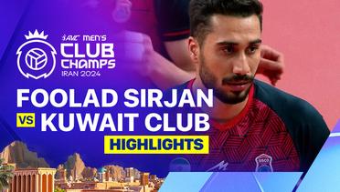 Quarter Final: Foolad Sirjan Iranian vs Kuwait Sporting Club - Highlights | 2024 Asian Men's Club Volleyball Championship