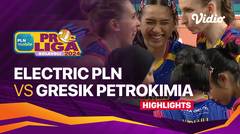 Putri: Jakarta Electric PLN vs Gresik Petrokimia Pupuk Indonesia - Highlights | PLN Mobile Proliga 2024