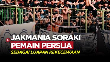 The Jakmania Luapkan Kekecewaan Usai Persija Jakarta Diimbangi Tim Juru Kunci Arema FC
