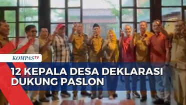 Viral! 12 Kepala Desa di Sidoarjo Deklarasi Dukung Salah Satu Paslon