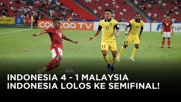 Indonesia vs Malaysia di Piala AFF 2020 Menang 4-1, Skuad Garuda Lolos ke Semifinal