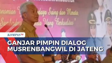 Ganjar Pranowo Dengarkan Masukan dan Keluhan Masyarakat dalam Dialog Musrenbangwil di Sragen