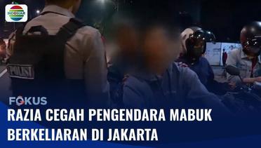 Polisi Gelar Razia di Jakarta Selatan, Pengendara Motor Kedapatan Membawa Miras | Fokus